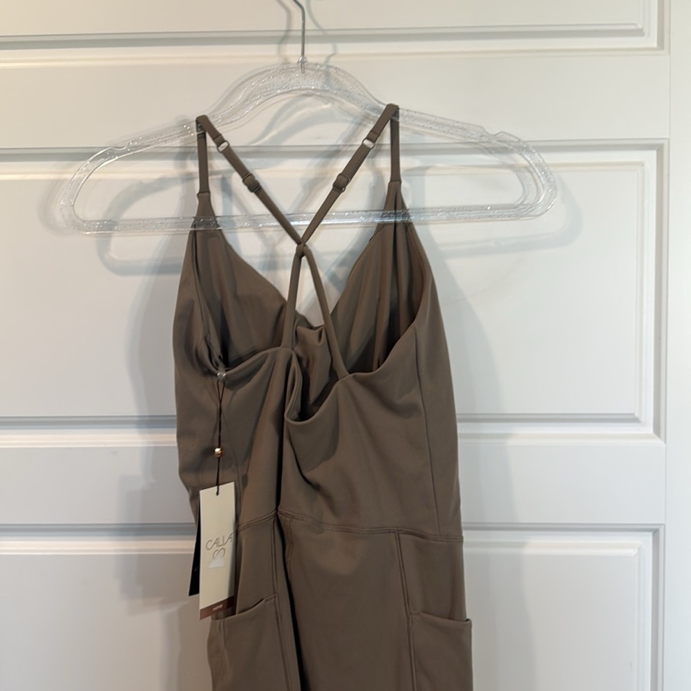 CALIA Inspire Adjustable Strap Bodysuit Gray Small NWT - Picture 9 of 14